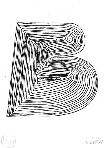 Mario ceroli lettera - ceroli, b"