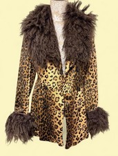 Giacca cappotto leopardato