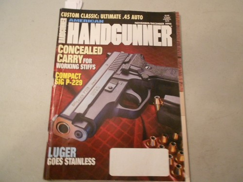 American handgunner magazine - american,