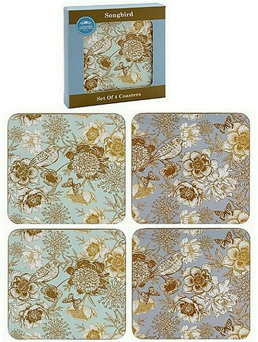 Set sottobicchieri songbird - sottobicchieri,