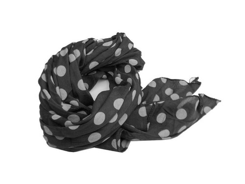 Sciarpa nera pois - sciarpa, grigi
