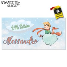 Striscione BATTESIMO BANNER PERSONALIZZATO PICCOLO PRINCIPE NOME SACRAMENTO 