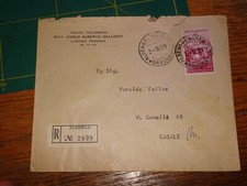 STORIA POSTALE  tenuta colombara dott gallesio livorno ferraris 