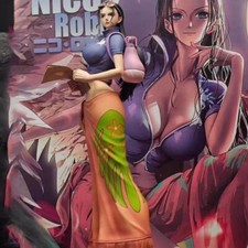 ONE PIECE Nico Robin Figure Anime Statua da Collezione Modello Dettagliato Rara Limitata