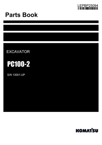 Komatsu pc100 manuale - pc100-2,