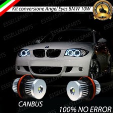 LAMPADE LED CREE 20W ANGEL EYES BMW SERIE 1 E87 FINO AL 2007 CANBUS 6000K