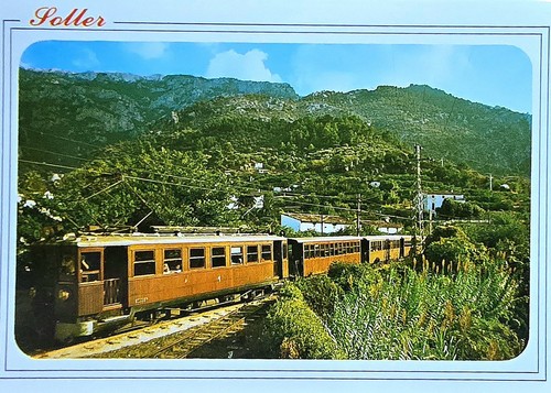 Cartolina sóller tram anni - cartolina,