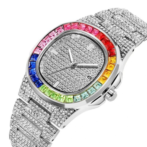 Orologio uomo hip hop lusso - orologio,