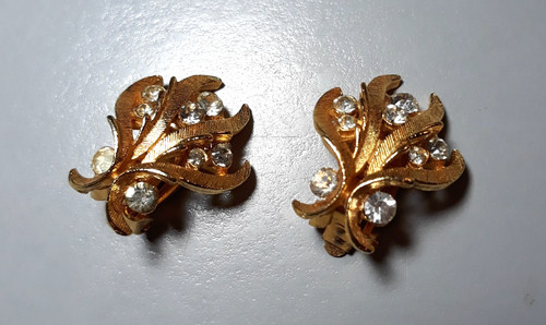 Orecchini vintage clip - a,