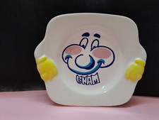 GIGLIO LA CASTELLANA PIATTI MATTI PIATTONE MATTO TAZZE PAZZE VINTAGE PIATTO 