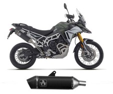 Terminale Scarico Arrow Veloce Alluminio Nero TRIUMPH TIGER 900 GT / GT PRO 2024