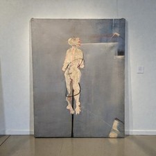 Cesare PALANTONIO (1937-2015) - Uomo in bilico Olio su tela - Firmato a mano