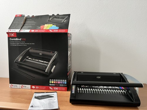 Gbc rilegatrice combbind c200 - rilegatrice,
