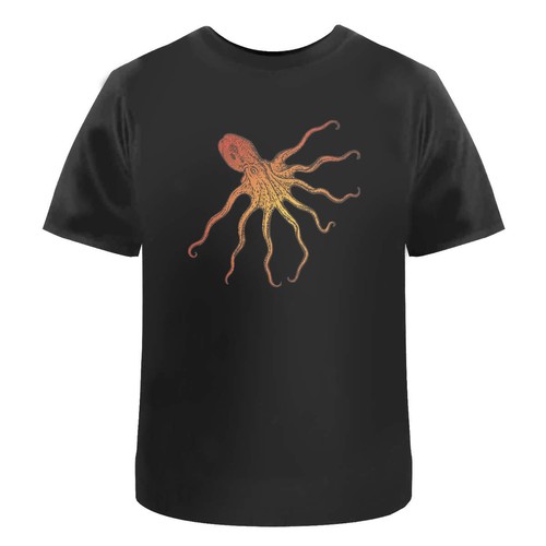 Shirt unisex angry octopus - 'angry, octopus'