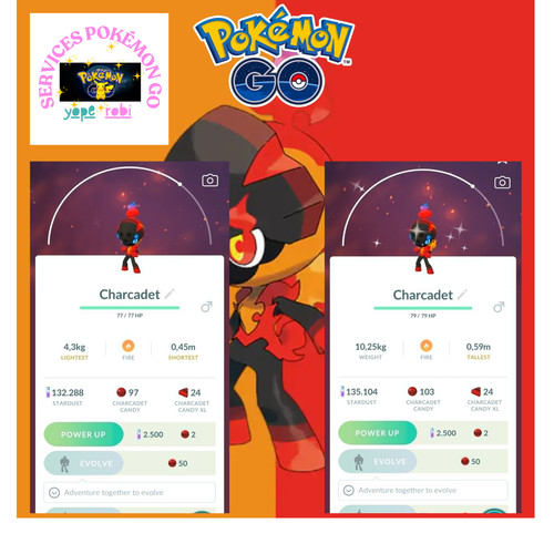 Pokémon charcadet - pokémon, go❀❀charcadet