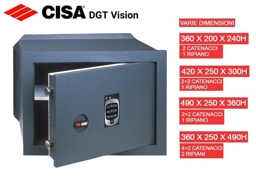 Cassaforte elettronica murale - cassaforte,