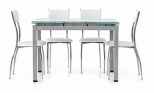 TAVOLO IN METALLO E PIANO