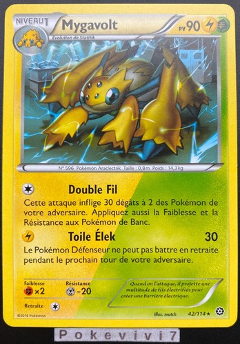 Carte pokemon mygavolt 114 - pokemon,