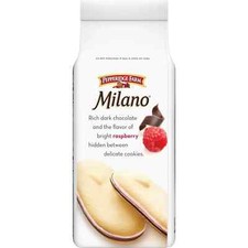 Biscotti Pepperidge Farm Milano, cioccolato al lampone, 7 once Borsa