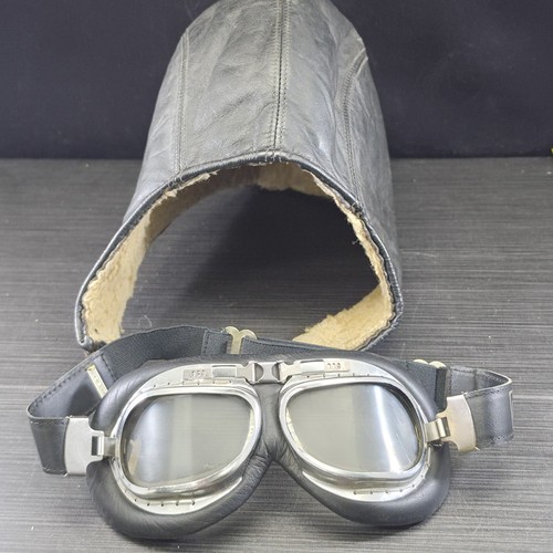 Casco volante moto aviatore