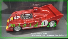 Alfa Romeo 33 TT 12 #1 : VACCARELLA MERZARIO - Targa Florio 1975 - 1/43 Diecast