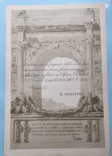 Regno diploma bianco x - in,