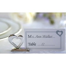 20pz segnaposto segnatavolo segnafoto a forma cuore centrotavolo matrimonio