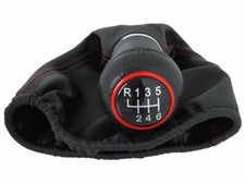 Pomello cambio rosso elastico