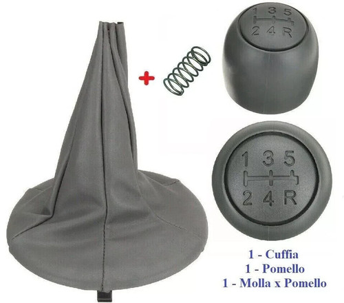 Kit pomello cuffia leva cambio - pomello,