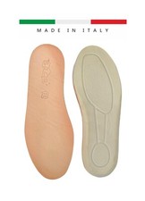 Solette anatomiche per scarpe in cuoio e lattice super comfort n. dal 35 al 46