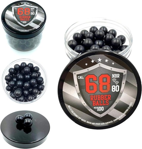 100x palline gomma dura - 100x,