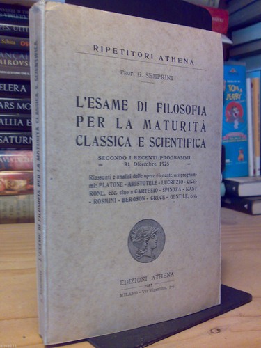 Esame filosofia per la - di,
