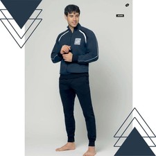 Tuta Uomo Full Zip in Cotone Felpato LA2038 LOTTO