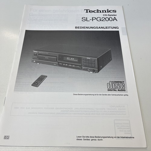 Technics lettore pg200a - lettore, sl-pg200a