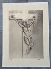 Romano BURATTI - Litografia 47,5x65