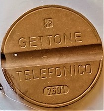 X GETTONE TELEFONICO RARO