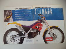 advertising Pubblicità 1991 MOTO APRILIA CLIMBER 280 R