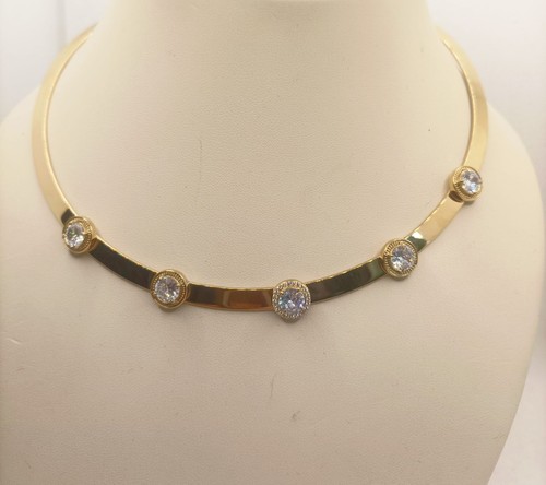 Collana acciaio rigida donna - collana,