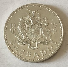 Barbados- 5 Dollari Argento