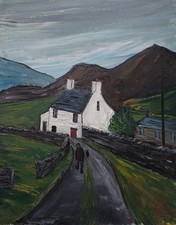 Dipinto olio paesaggio