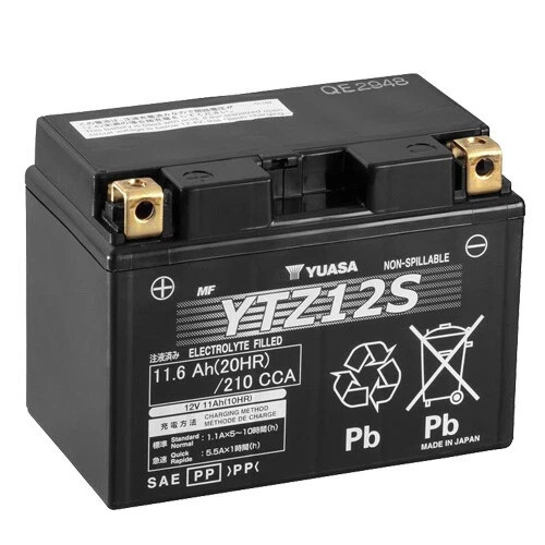 Batteria moto yuasa ytz12s - batteria,