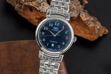 IWC Da Vinci Blue Dial Acciaio
