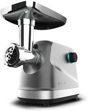 Cecotec Tritacarne Elettrico Crusher 1400 Steel. 1360W, Ottimo per Tritare