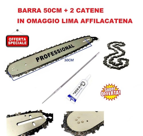 Lama barra per motosega 50 - barra,