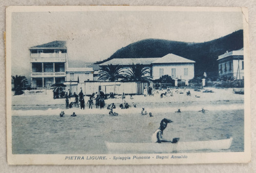 Cartolina savona pietra ligure - savona,