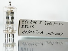 1x Telefunken ECC802-S = E82CC