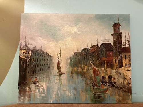 Dipinto olio tela - dipinto, vintage