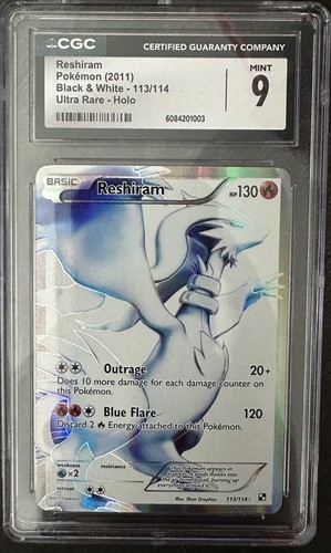 Pokemon cgc reshiram ultra - 9,