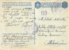 POSTA MILITARE-ARTIGLIERIA