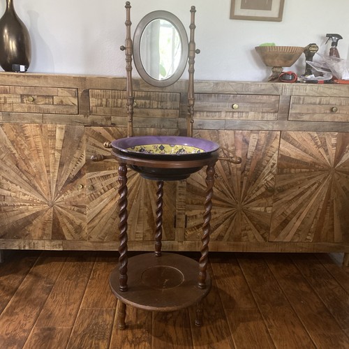 Portalavabo vintage legno - portalavabo,